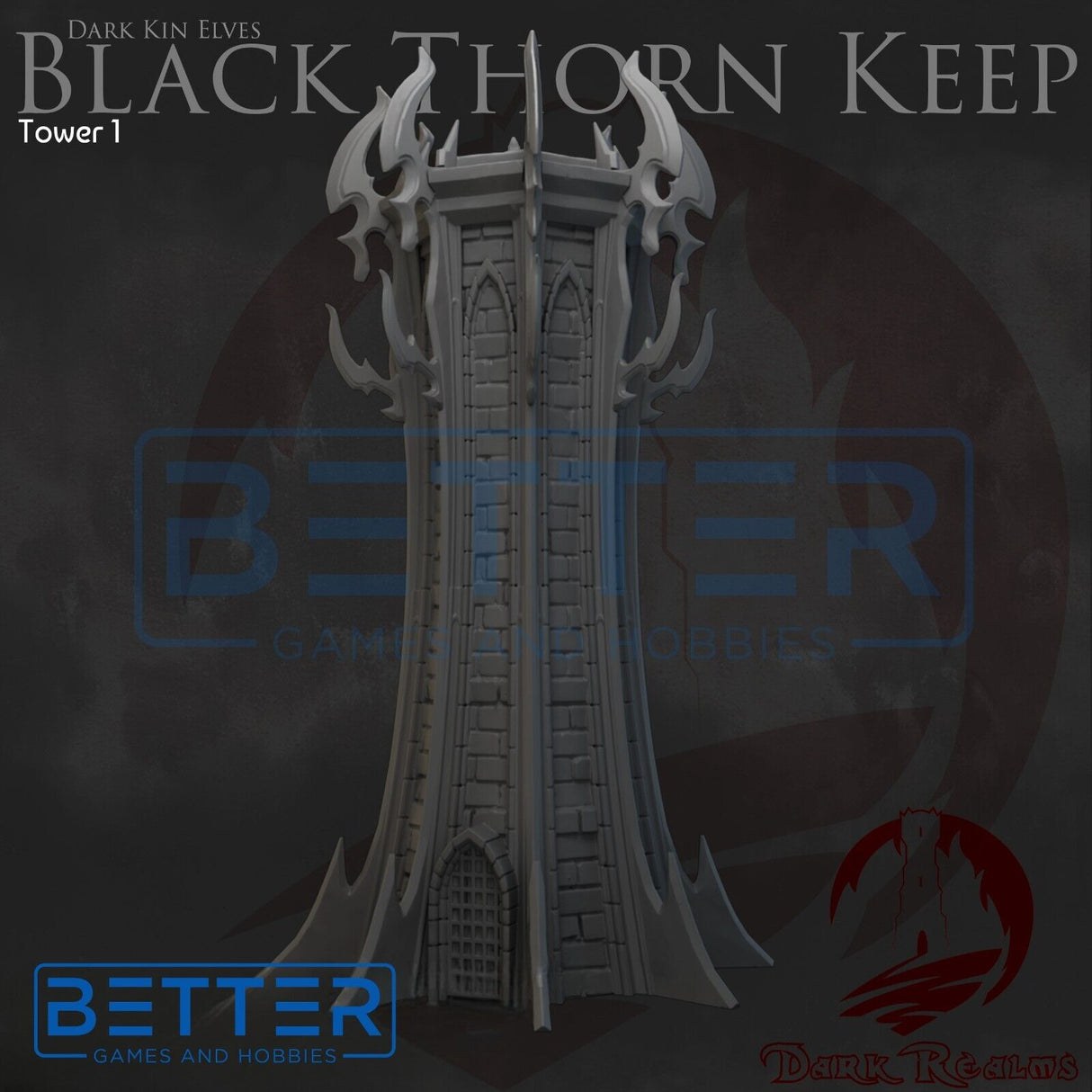 Tower 1 - Blackthorn Keep 28, 15 or 10mm scale terrain for tabletop wargaming RPG