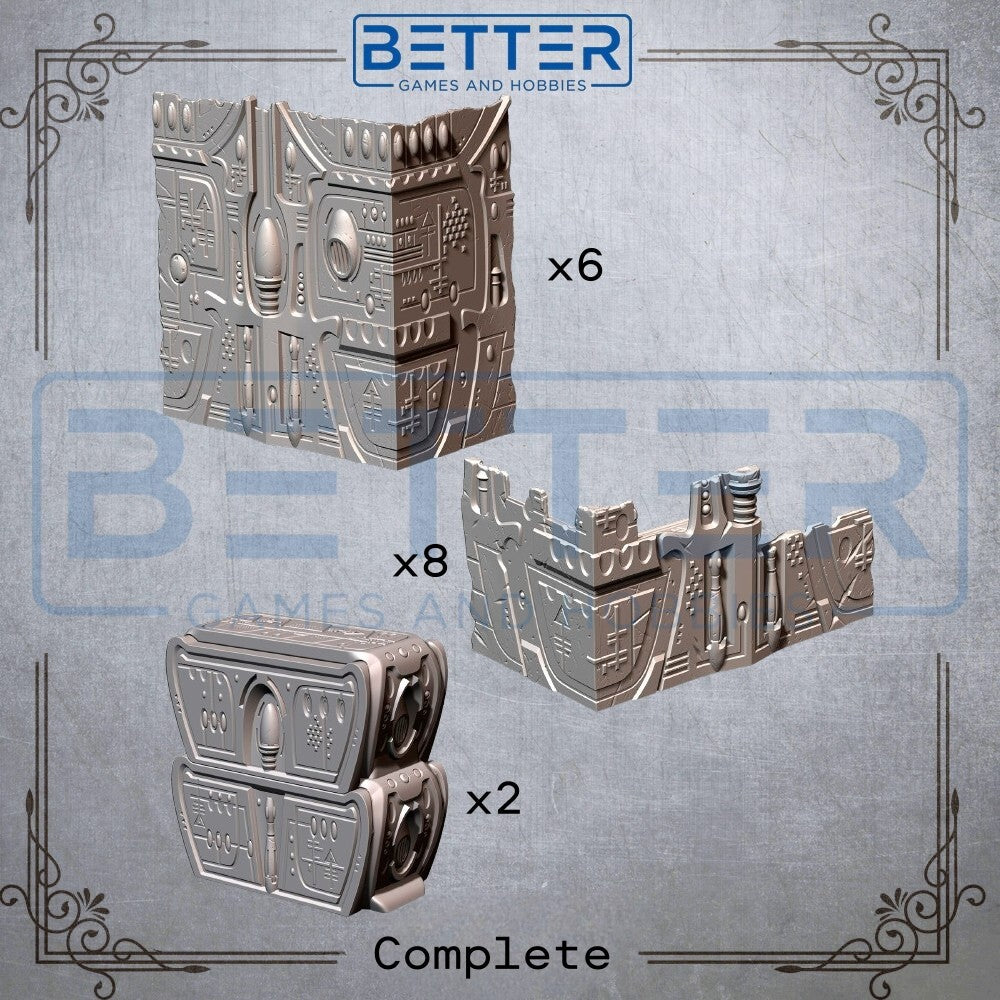 Eldar - Foldable, WTC Competitive Tabletop Terrain