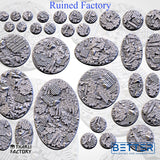 Ruined factory - Themed Bases and Toppers for sci-fi & fantasy wargaming