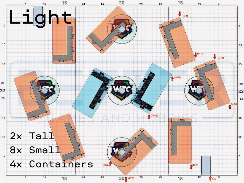 Eldar - Foldable, WTC Competitive Tabletop Terrain