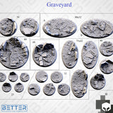 Graveyard - Themed bases and Toppers for sci-fi & fantasy wargaming