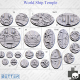World Ship - Themed Bases and Toppers for sci-fi & fantasy wargaming
