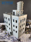 Ashfall City - Building 1. Terrain for sci-fi tabletop wargaming 28-32mm & 15mm scale