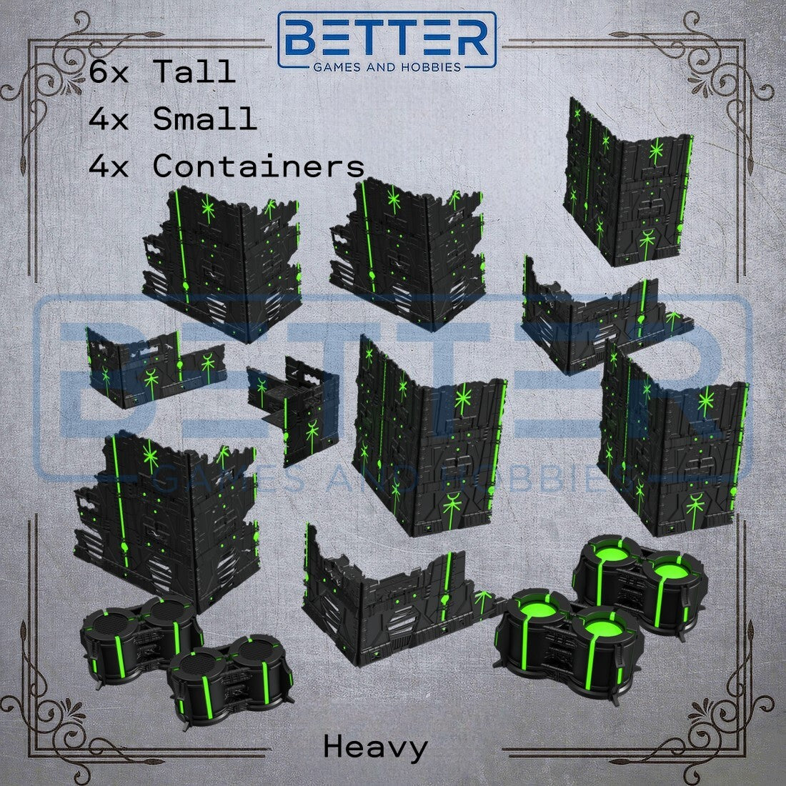 Necromations - Dual Color, Foldable, WTC Competitive Tabletop Terrain