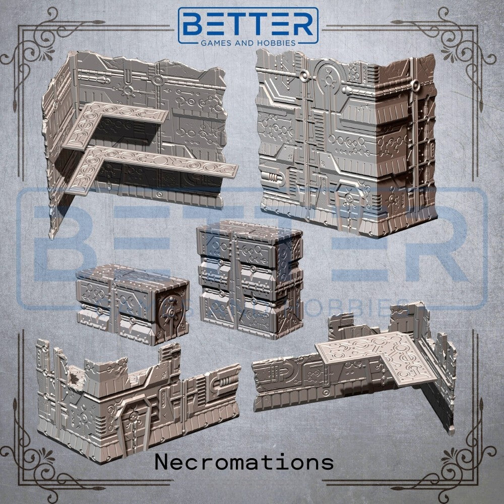 Necromations - Foldable, WTC compatible competitive tabletop terrain