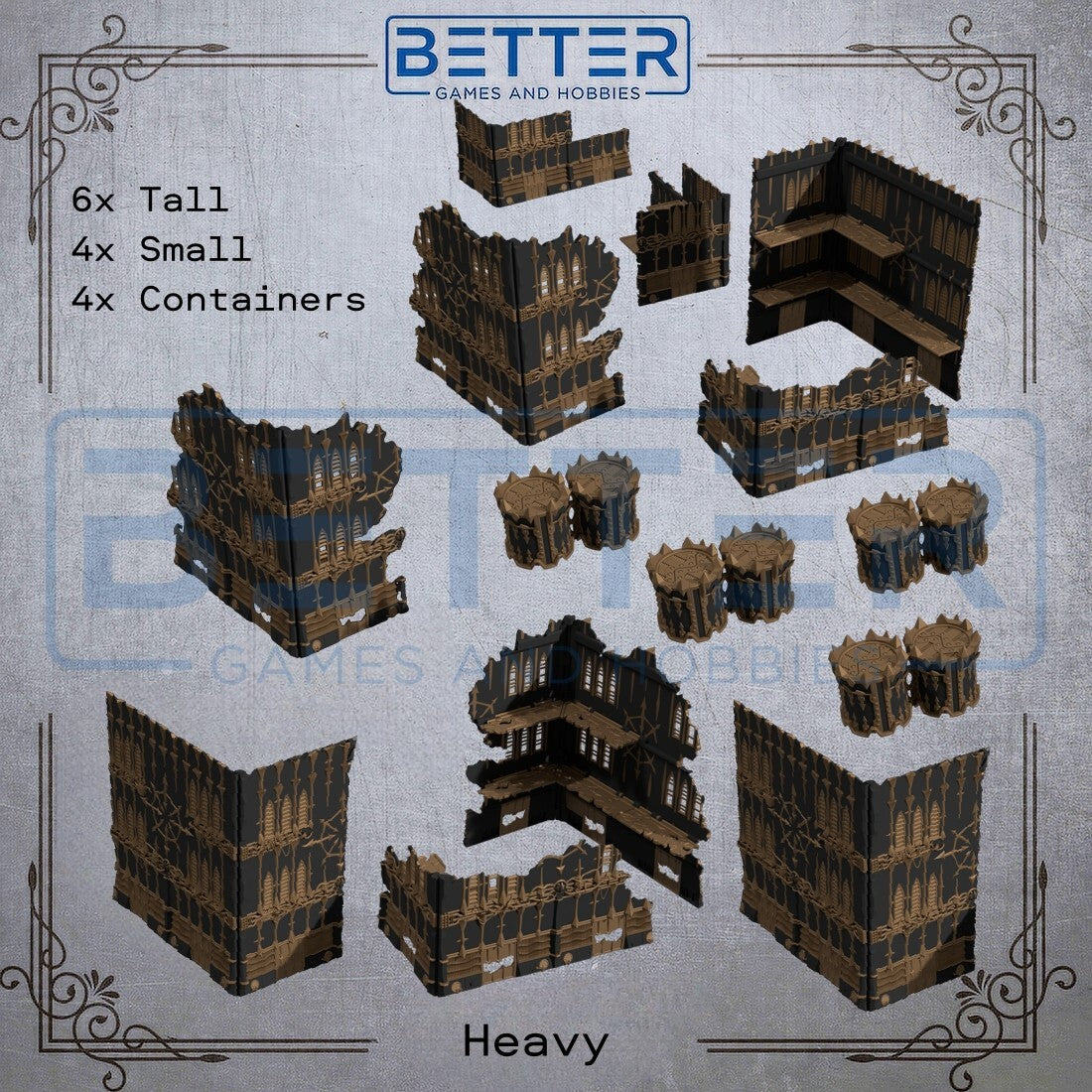 Chaos - Dual Color, Foldable, WTC Competitive Tabletop Terrain