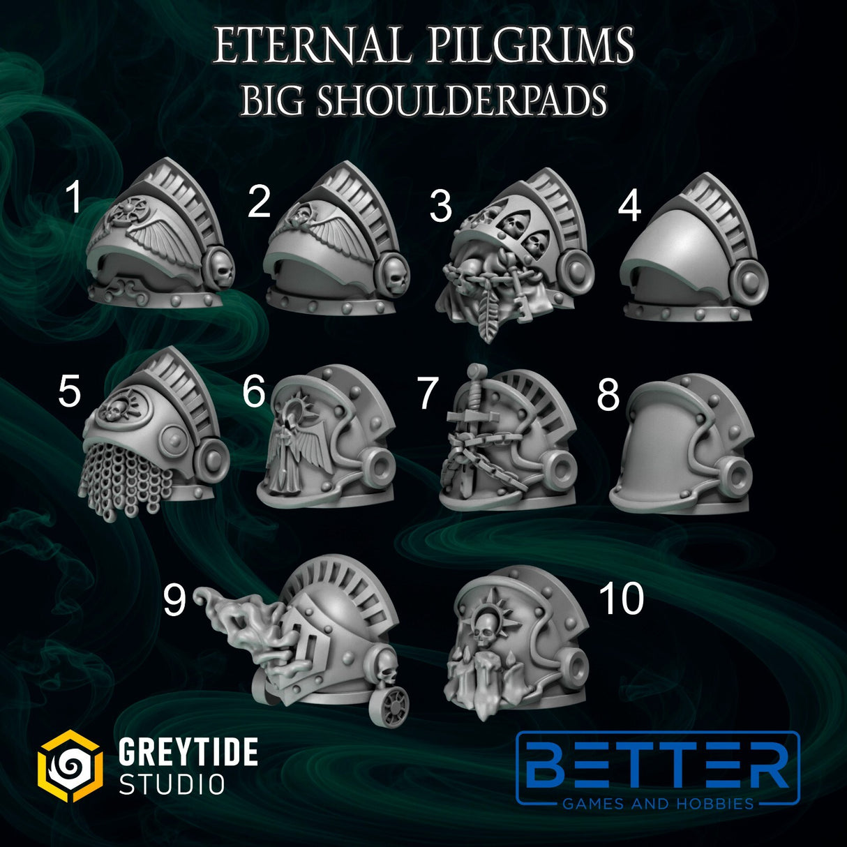 Big Shoulder Pads - Eternal Pilgrims for New Termi's