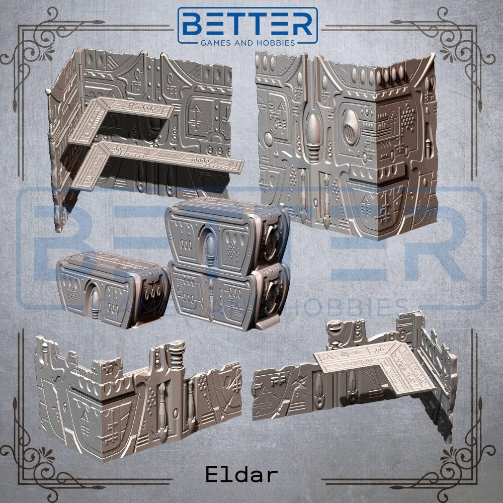 Eldar - Foldable, WTC Competitive Tabletop Terrain