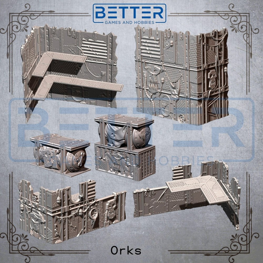 Orks - Foldable, WTC Competitive Tabletop Terrain
