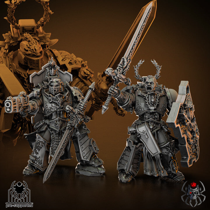 Legs, Flame Lizards - Blade Masters Conversion parts for sci-fi wargaming, 2nd born marine