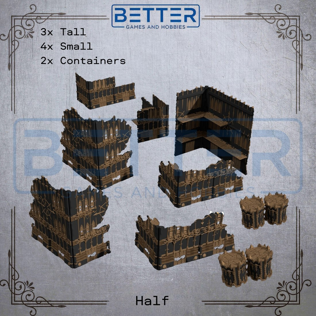 Chaos - Dual Color, Foldable, WTC Competitive Tabletop Terrain