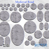 Medieval Road - Themed bases and Toppers for sci-fi & fantasy wargaming
