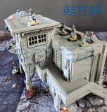 Neo City - Building 6. Terrain for sci-fi tabletop wargaming 28-32mm & 15mm scale
