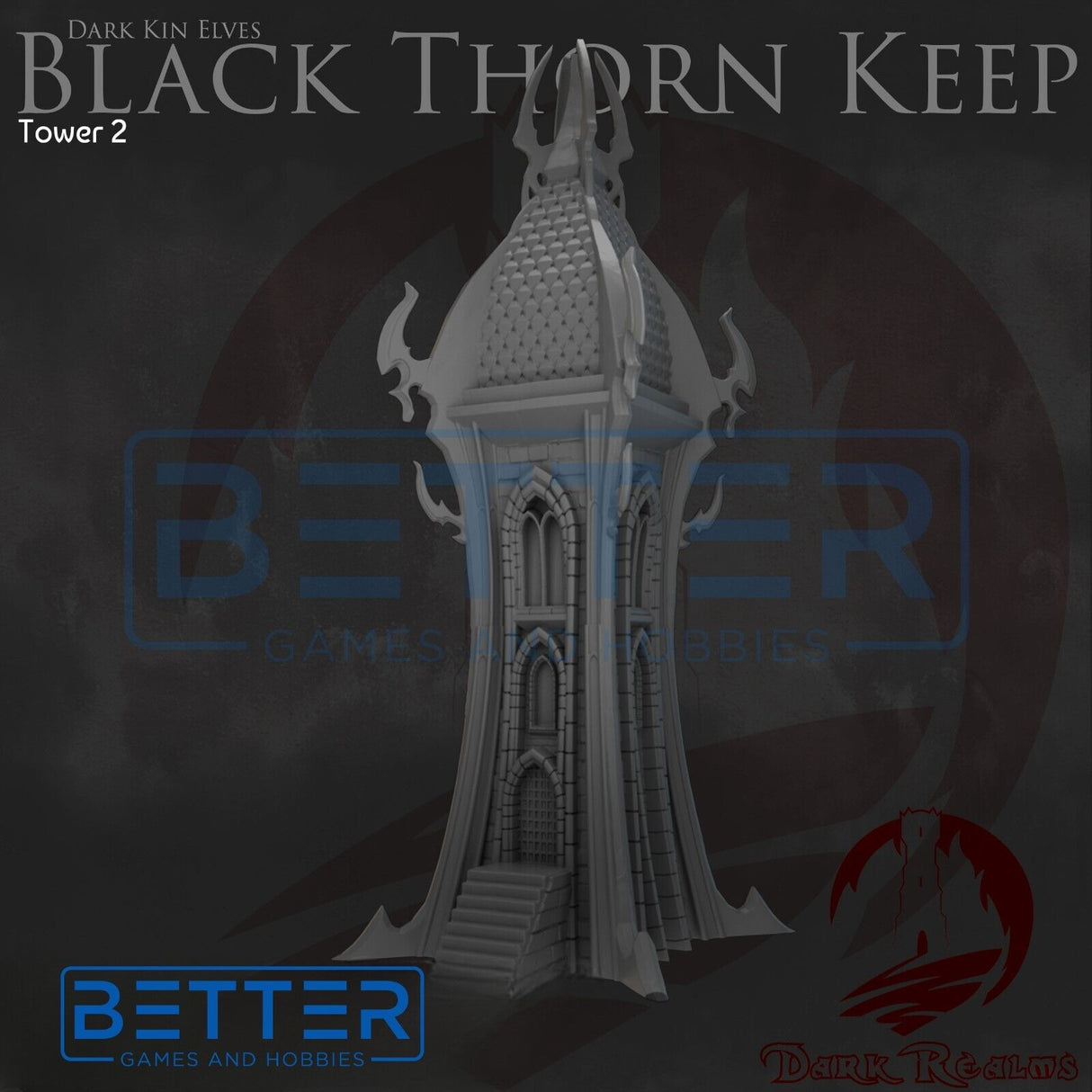 Tower 2 - Blackthorn Keep 28, 15 or 10mm scale terrain for tabletop wargaming RPG