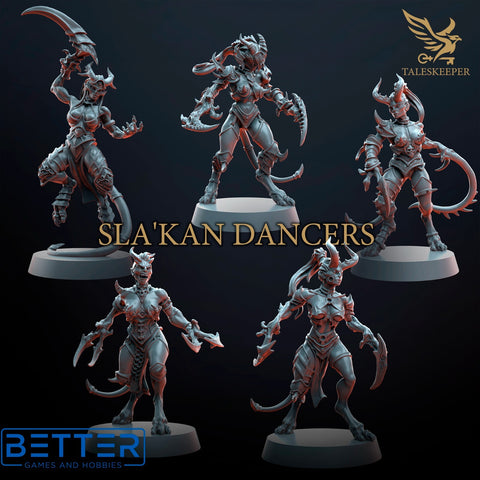 Sla'kan Dancers - Tales Keeper Miniatures
