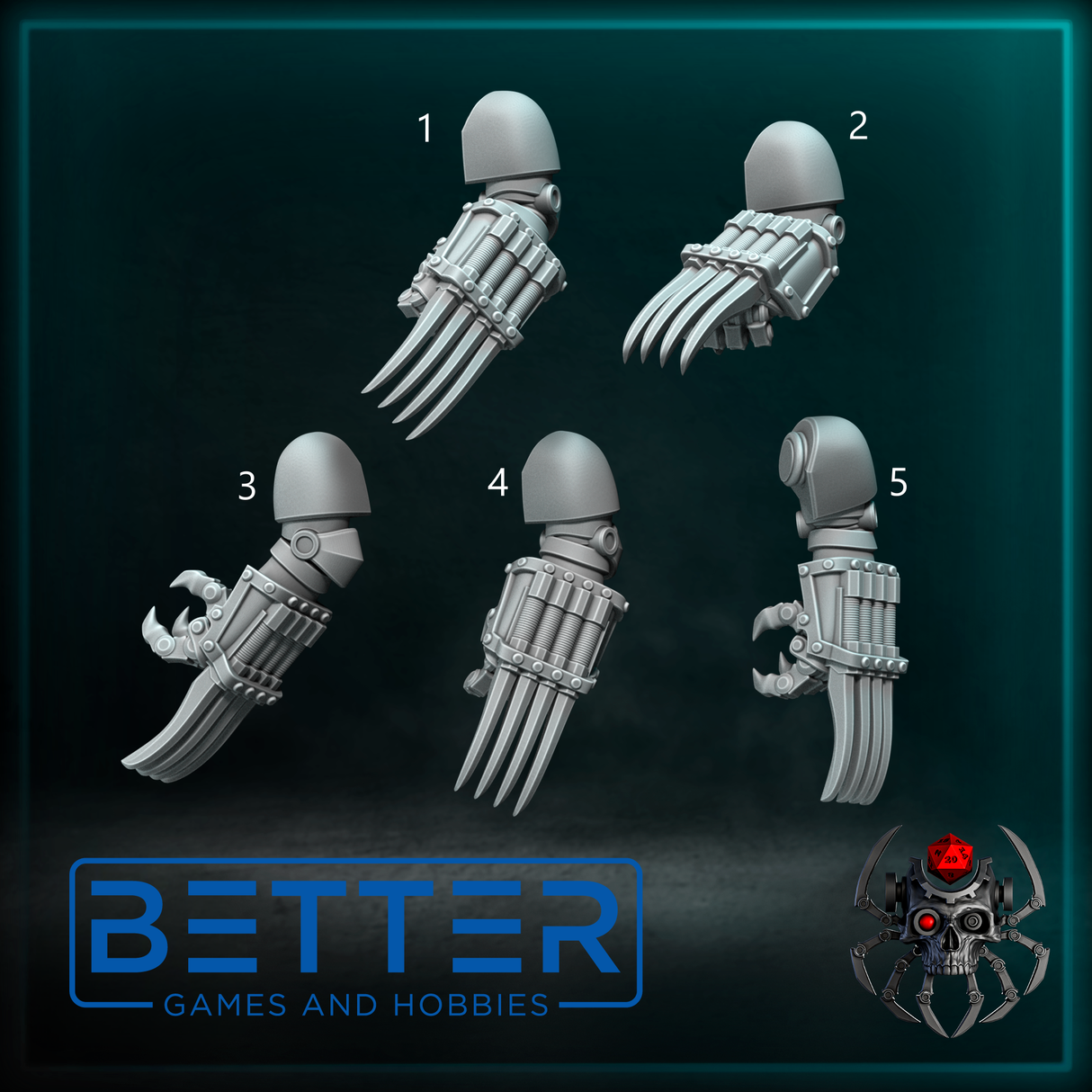 Claws, Sons of the Storm - Wolf Riders. Conversion parts for sci-fi wargaming, 2nd born marine