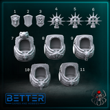 Torso - Sons of the Storm, Heavy Armor Squad. Conversion parts for sci-fi wargaming, New Termi's