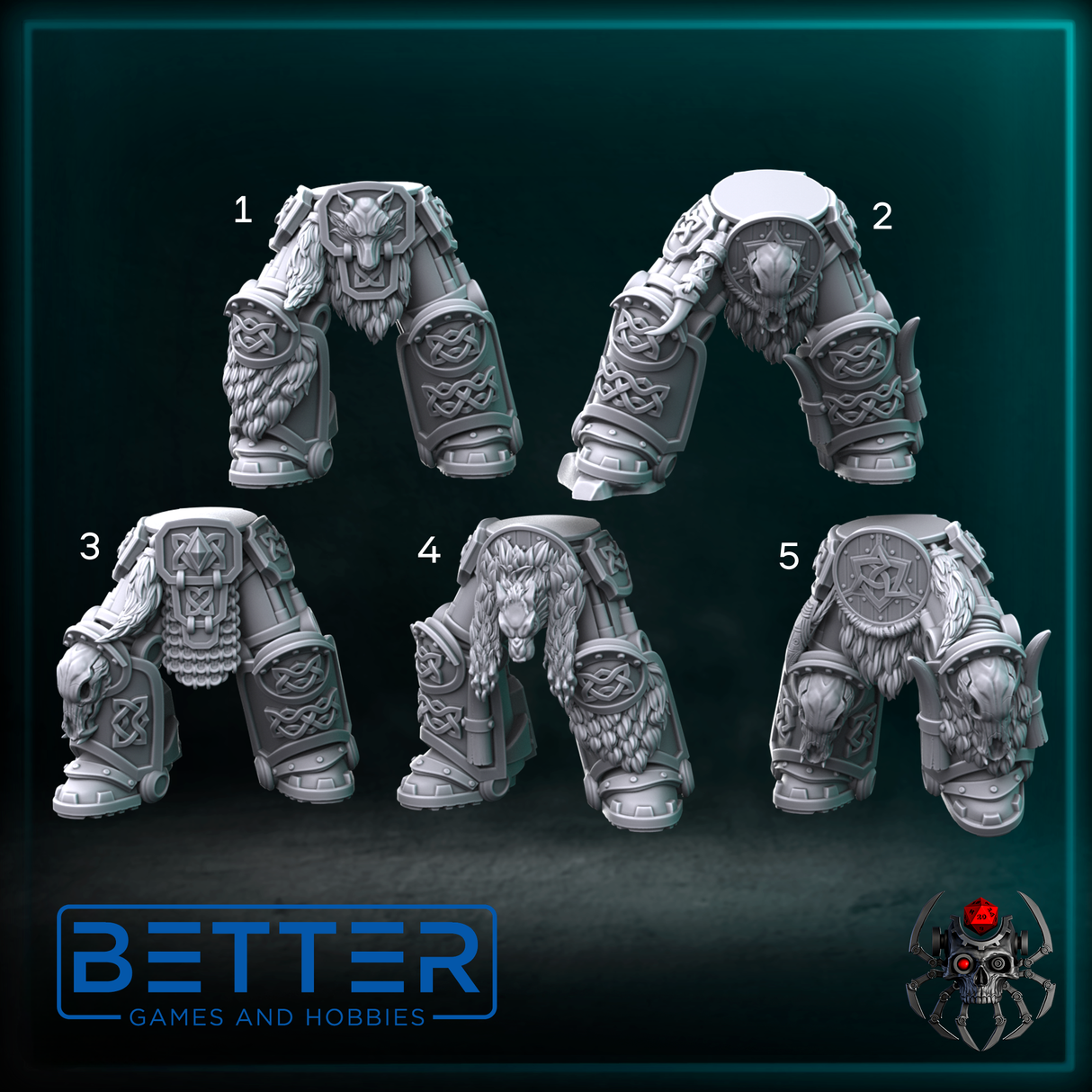 Legs, Sons of the Storm - Heavy Armor Squad. Conversion parts for sci-fi wargaming, New Termi's