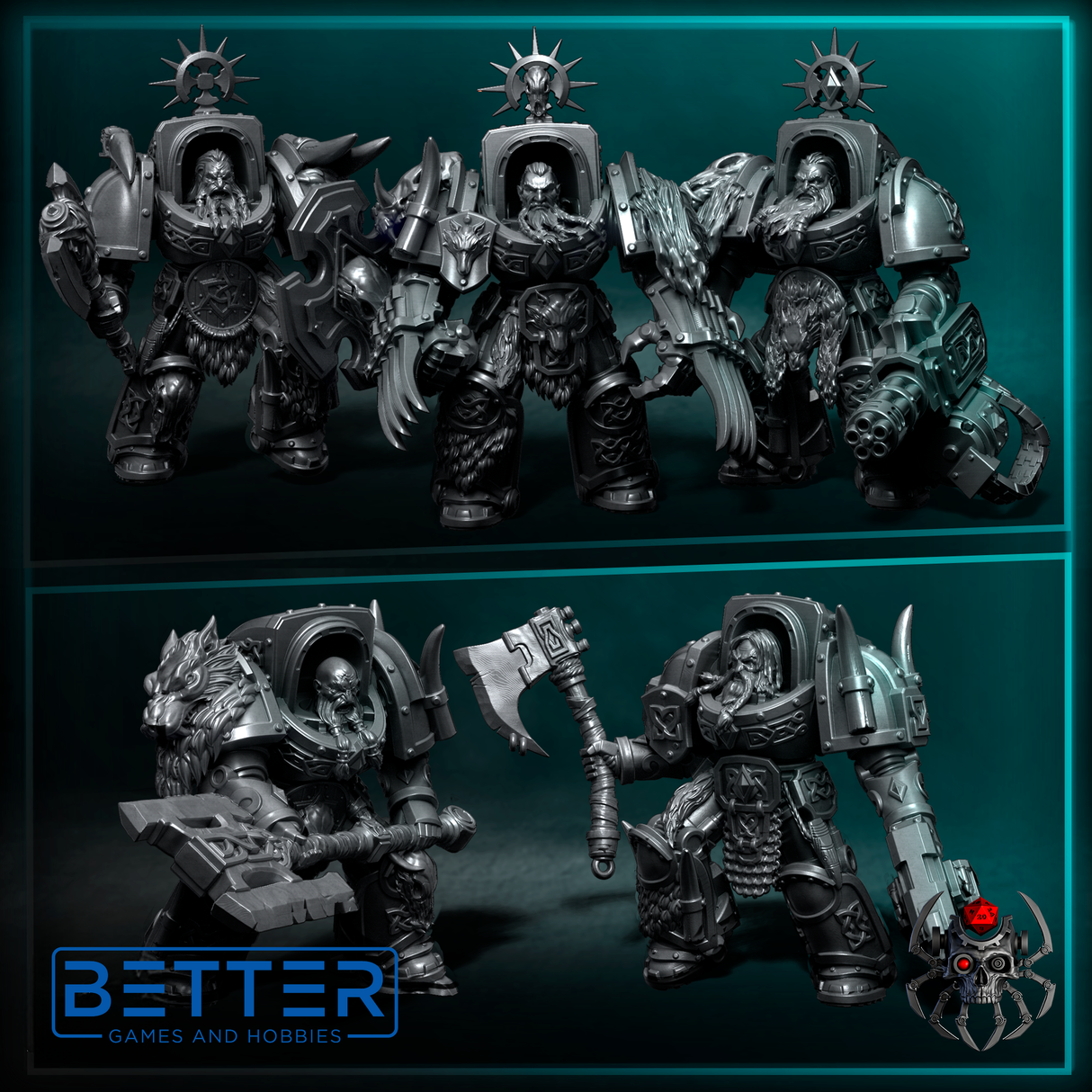 Torso, Sons of the Storm - Ulfaborg Shields. Conversion parts for sci-fi wargaming, New Termi's