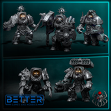 Shoulder Pads - Sons of the Storm, Heavy Armor Squad. Conversion parts for sci-fi wargaming, New Termi's