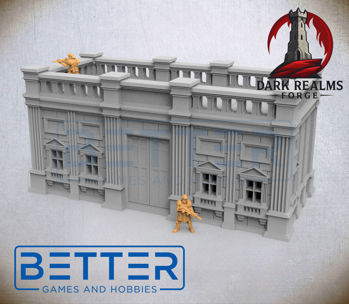 Castra Ultimarii – Roman Inspired Modular Building 1 | 32 mm, 28 mm, 15 mm & 10 mm Scale | Sci-Fi & Fantasy Wargaming Terrain | RPG Scenery