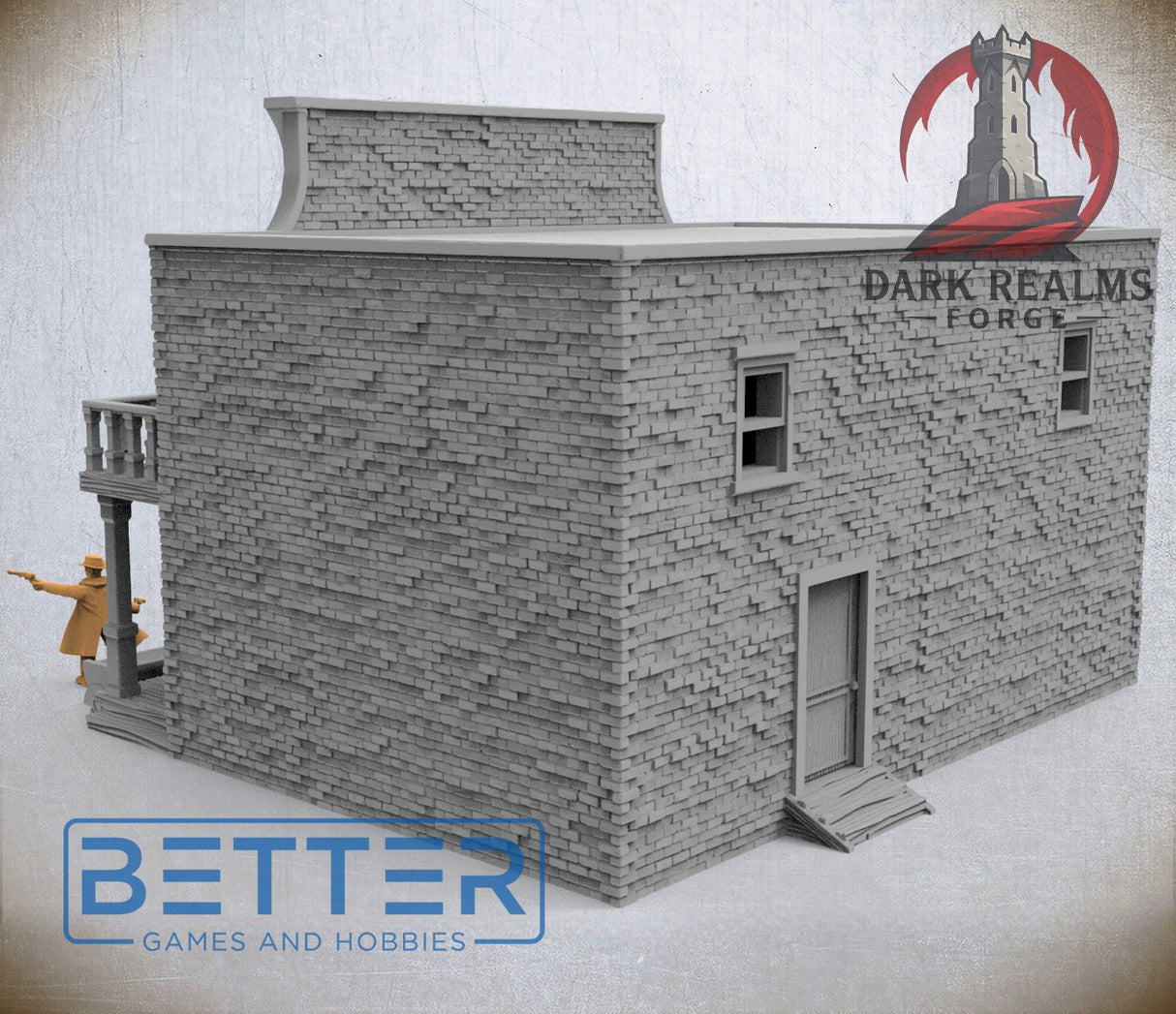 Frontier Town, Saloon - 28, 15 and 10mm Scale, for Fantasy, Historical terrain RPG