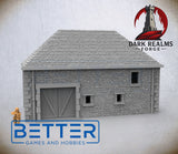 Overlord 1944, Farmhouse & Barn - 32, 28, 15 and 10mm Scale, for Fantasy, Historical terrain RPG