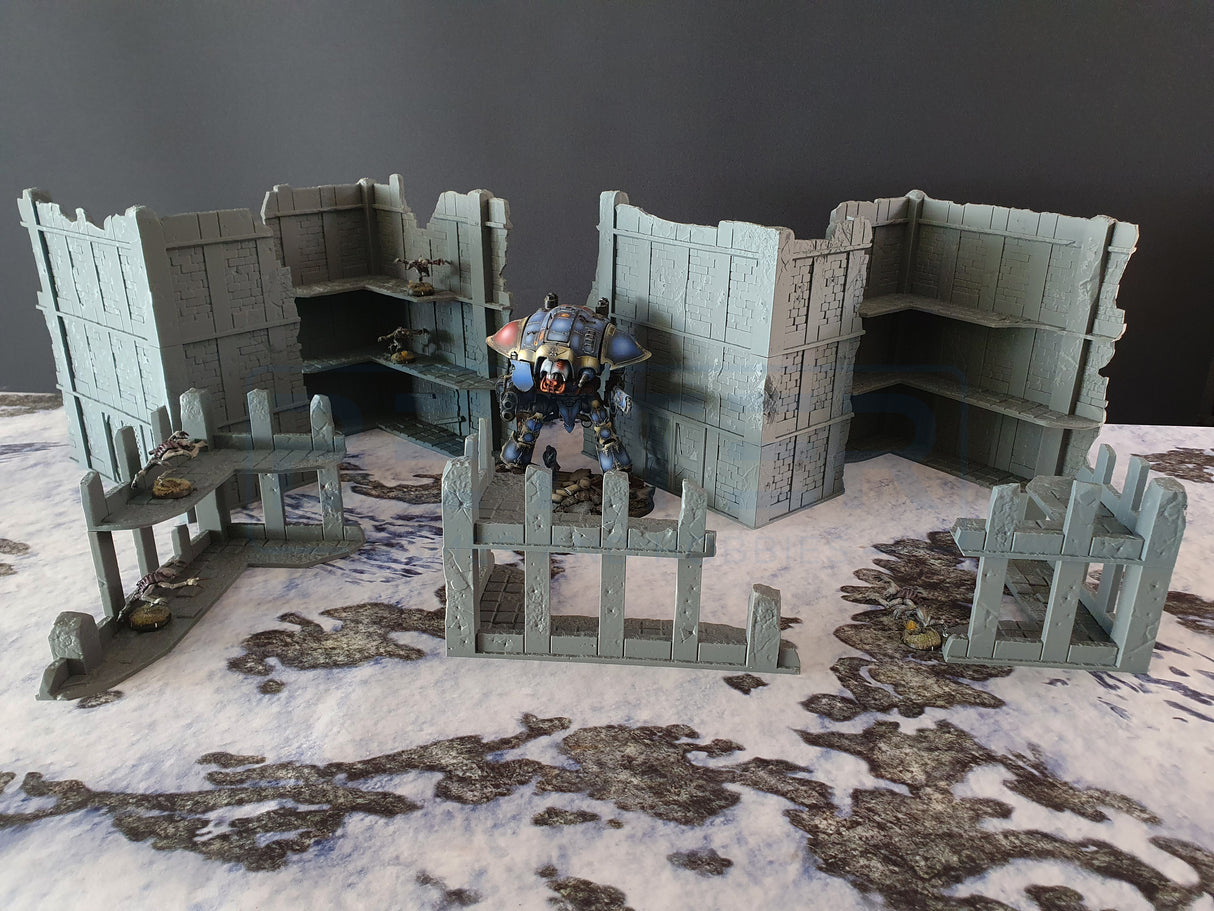 City Ruins - Set 2 WTC compatible competitive tabletop Terrain