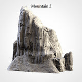 Desert Mountains 1, (32, 28, 15 & 10mm Scale) Terrain for Sci-Fi, Fantasy and Historical Wargames