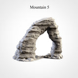 Desert Mountains 1, (32, 28, 15 & 10mm Scale) Terrain for Sci-Fi, Fantasy and Historical Wargames