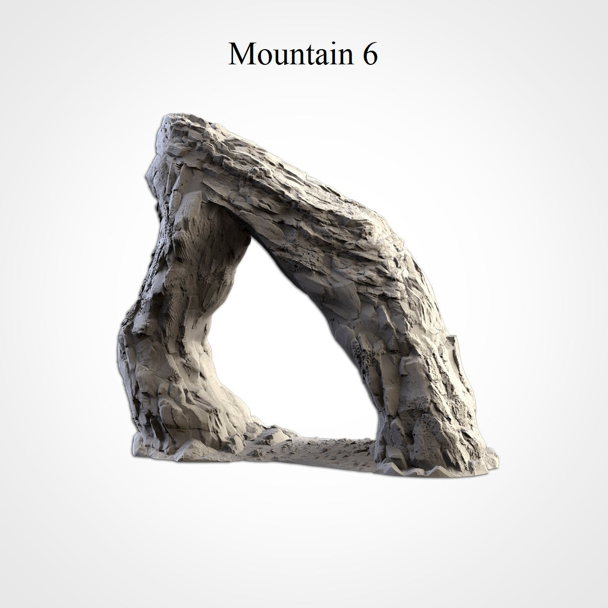 Desert Mountains 1, (32, 28, 15 & 10mm Scale) Terrain for Sci-Fi, Fantasy and Historical Wargames