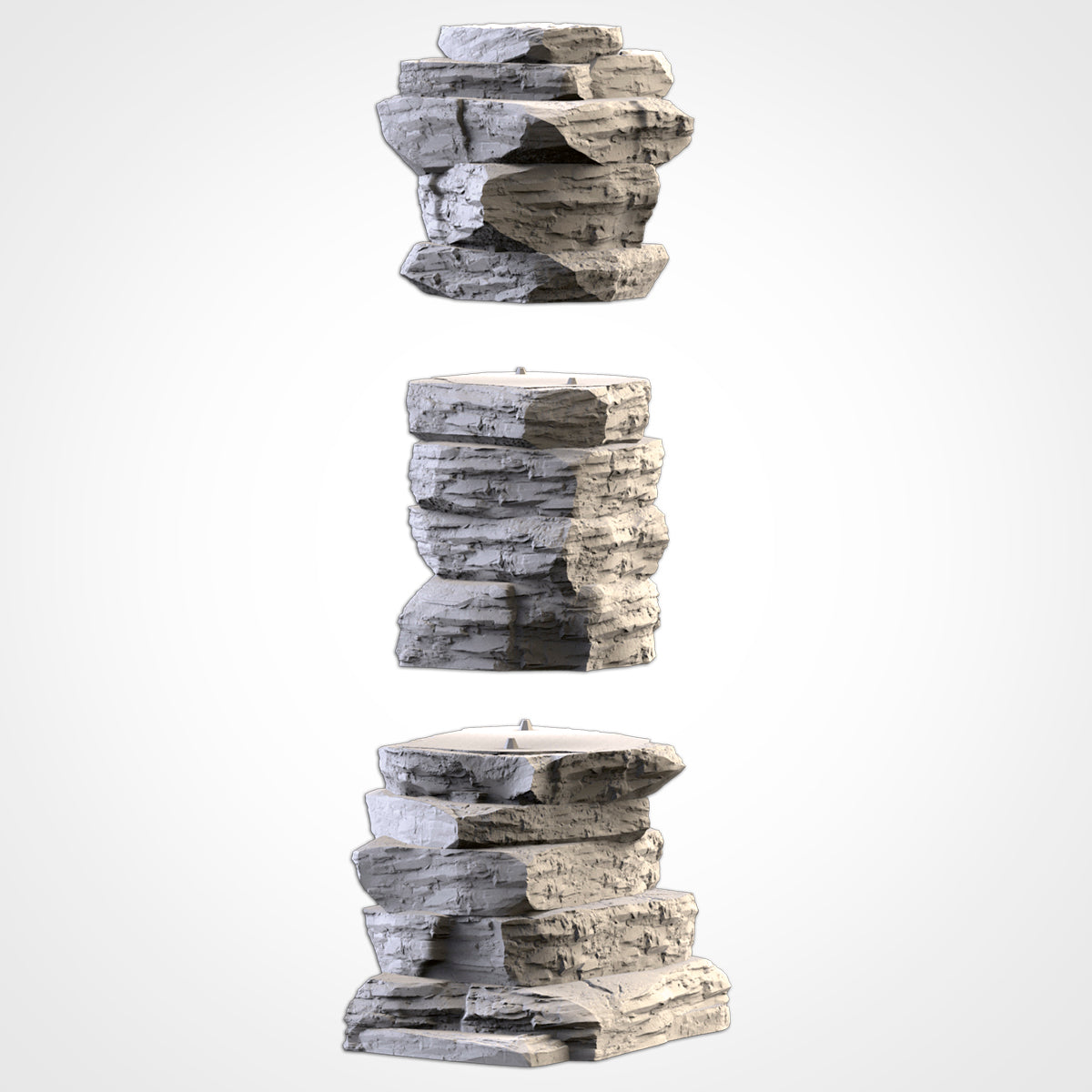 Desert Mountains 2, (32, 28, 15 & 10mm Scale) 3d printed terrain. Fantasy Sci-fi and Historical wargames, RPG