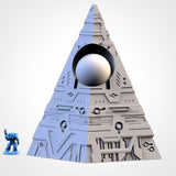 Xenos Pyramids (32, 28, 15 & 10mm Scale) tabletop wargaming terrain