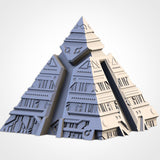 Xenos Pyramids (32, 28, 15 & 10mm Scale) tabletop wargaming terrain
