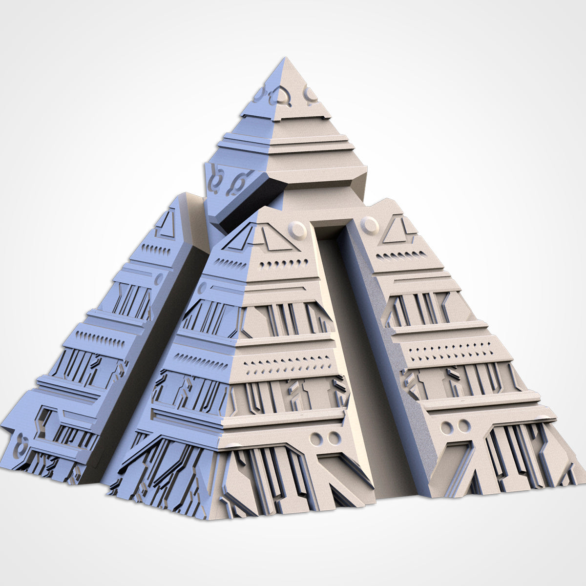 Xenos Pyramids (32, 28, 15 & 10mm Scale) tabletop wargaming terrain