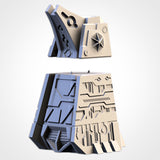 Xenos Pyramids (32, 28, 15 & 10mm Scale) tabletop wargaming terrain