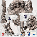 Orc Monuments (32, 28, 15 & 10mm Scale) tabletop wargaming terrain