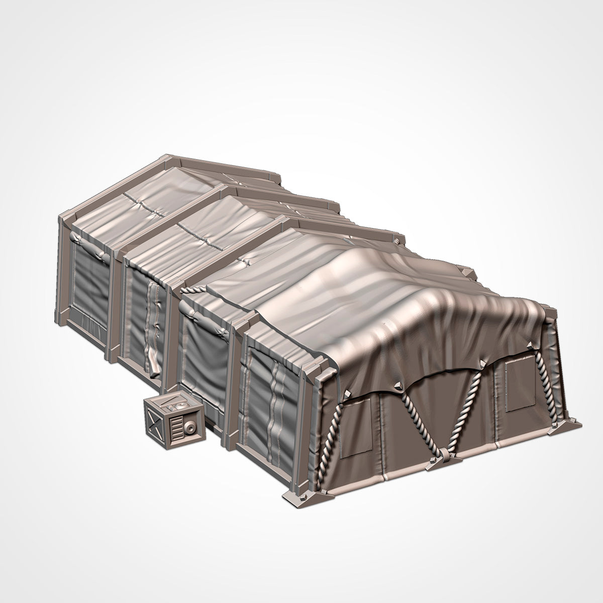 Military Barracks (32, 28, 15 & 10mm Scale) tabletop wargaming terrain