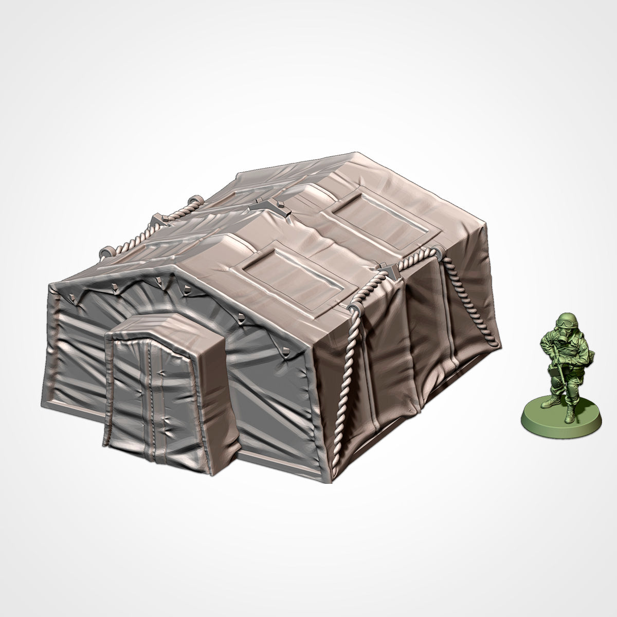 Military Barracks (32, 28, 15 & 10mm Scale) tabletop wargaming terrain