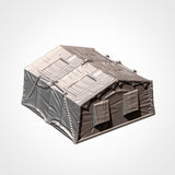 Military Barracks (32, 28, 15 & 10mm Scale) tabletop wargaming terrain