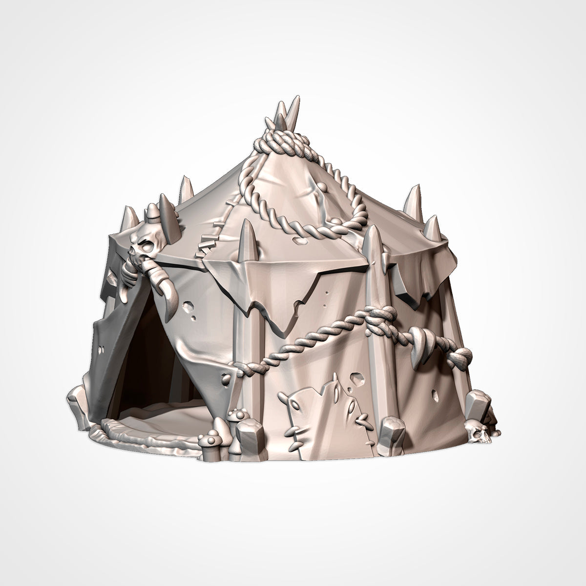 Goblin Camp, (32, 28, 15 & 10mm Scale) 3d printed Terrain Scenery