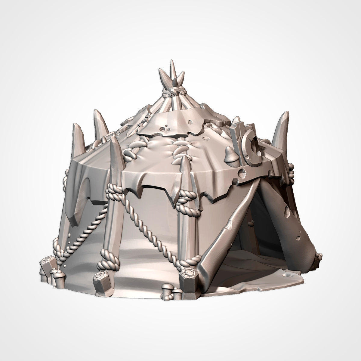 Goblin Camp, (32, 28, 15 & 10mm Scale) 3d printed Terrain Scenery