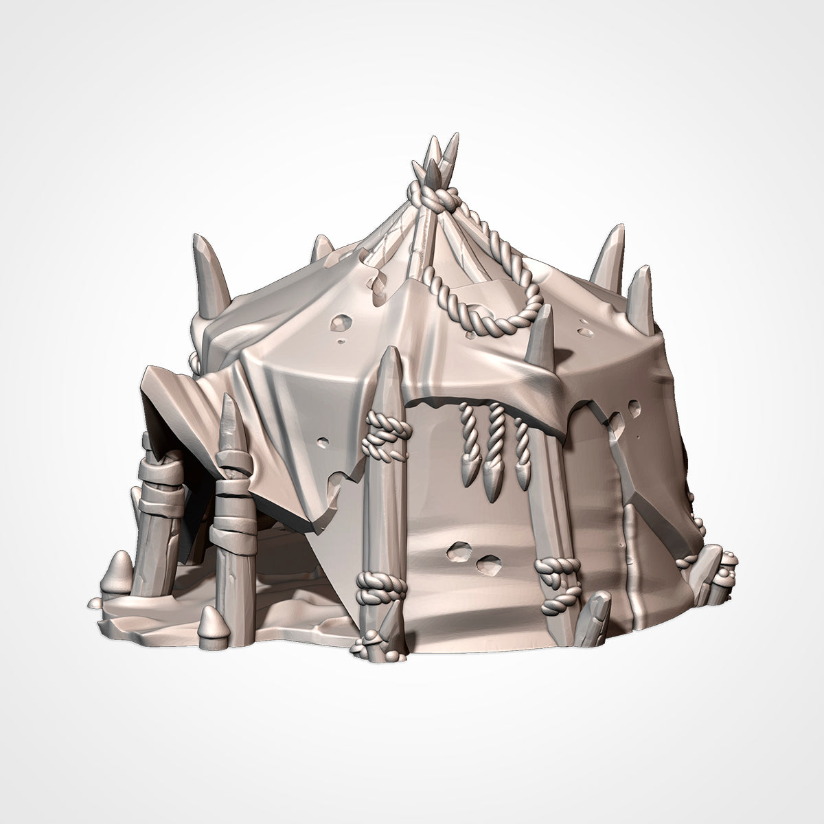 Goblin Camp, (32, 28, 15 & 10mm Scale) 3d printed Terrain Scenery