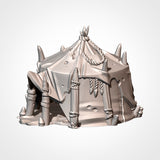 Goblin Camp, (32, 28, 15 & 10mm Scale) 3d printed Terrain Scenery