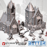 Night of the Living Dead, 3d printed Terrain Scenery for Tabletop Wargaming, RPG.