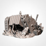 Crashed Infernal Tanks (32, 28 & 10mm Scale) tabletop wargaming terrain