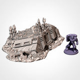 Crashed Infernal Tanks (32, 28 & 10mm Scale) tabletop wargaming terrain