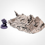 Crashed Infernal Tanks (32, 28 & 10mm Scale) tabletop wargaming terrain
