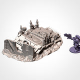 Crashed Infernal Tanks (32, 28 & 10mm Scale) tabletop wargaming terrain