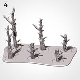 Dead Forests (32 & 28mm Scale) tabletop wargaming terrain
